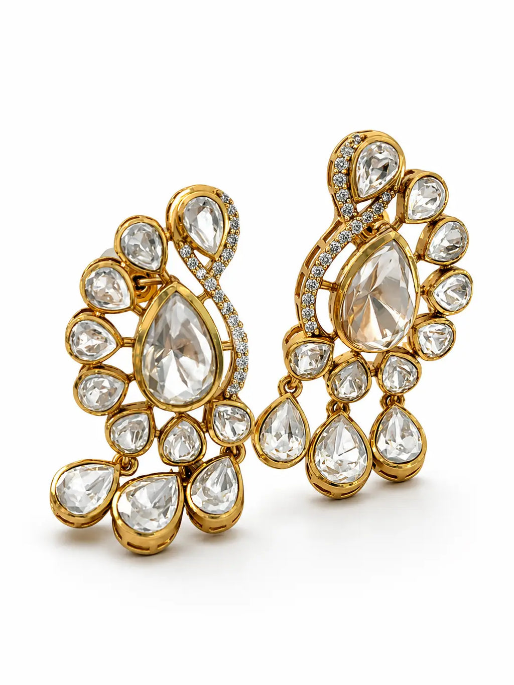 Aurelia Cascade Kundan Drops