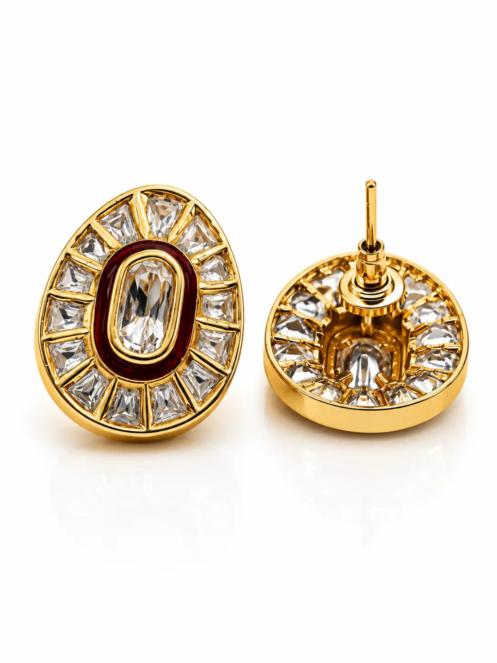 Aurelia Heritage Halo Studs
