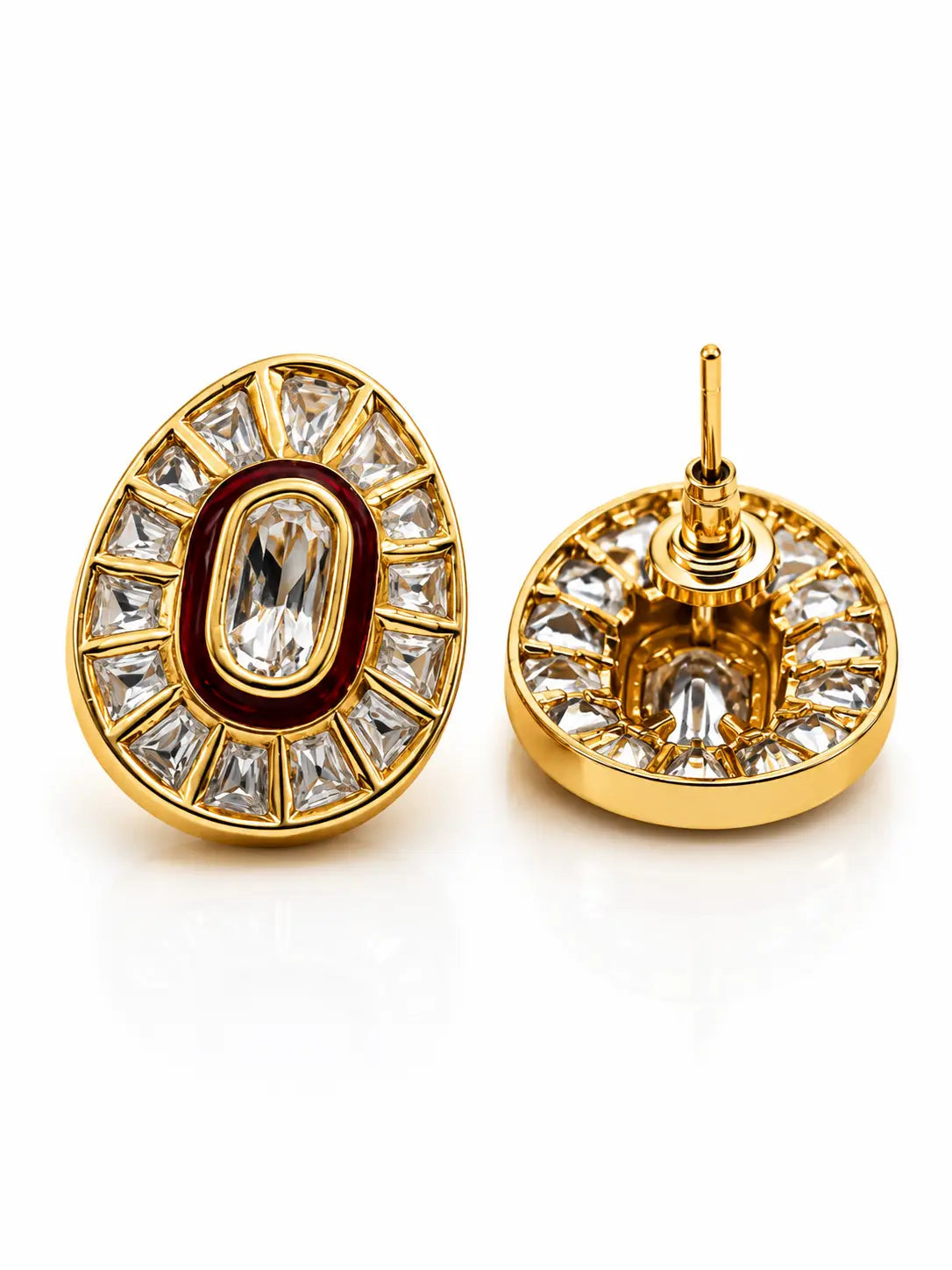 Aurelia Heritage Halo Studs