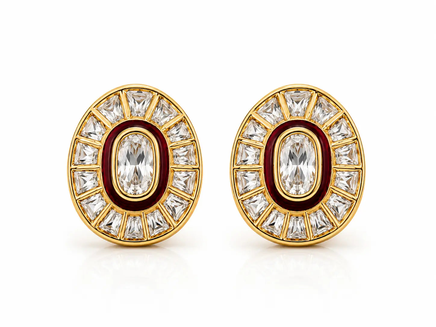 Aurelia Heritage Halo Studs