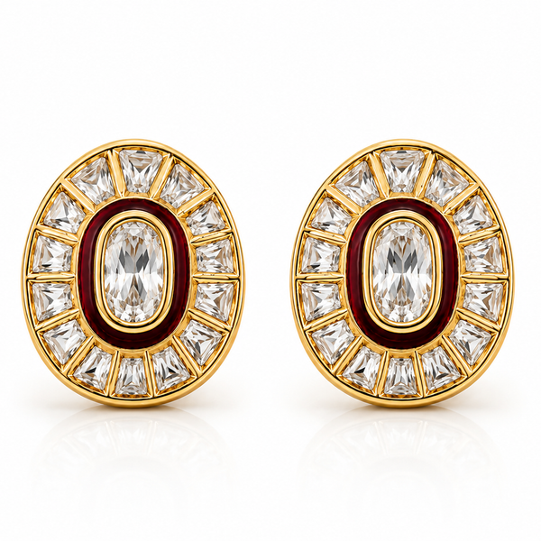 Aurelia Heritage Halo Studs ( SZ 450)