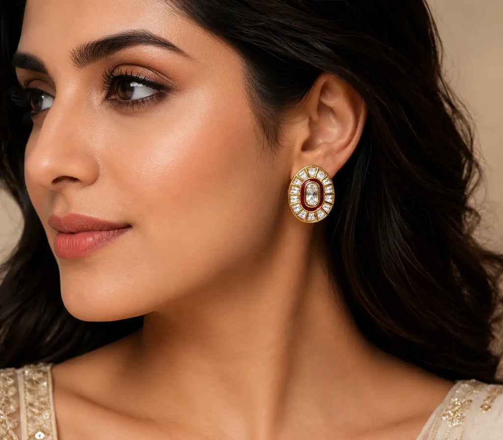 Aurelia Heritage Halo Studs