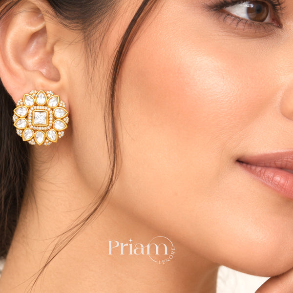 Aurelia Petale Luxe Stud Earrings