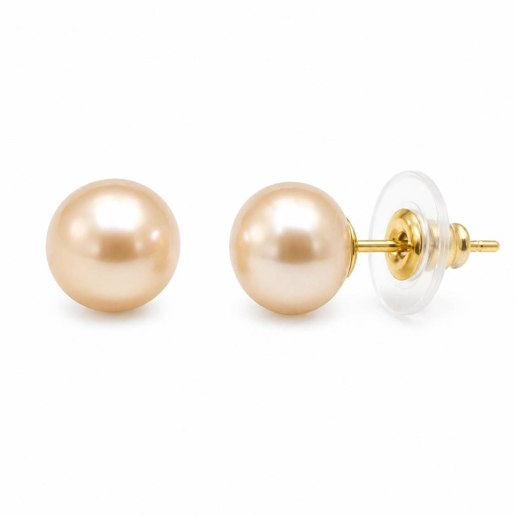 Aurielle Floating Pearl Necklace Set (Beige & Lavender Necklace)