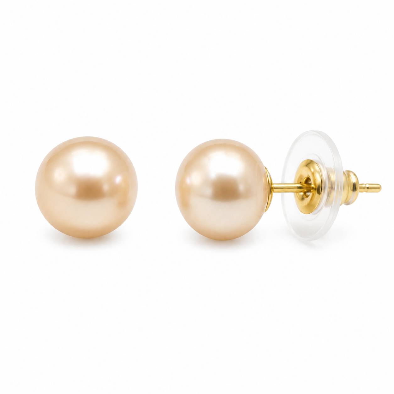 Aurielle Floating Pearl Necklace Set (Beige & Lavender Necklace)