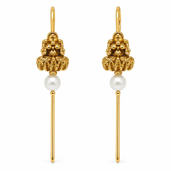 Aurora Devi Pearl Earrings
