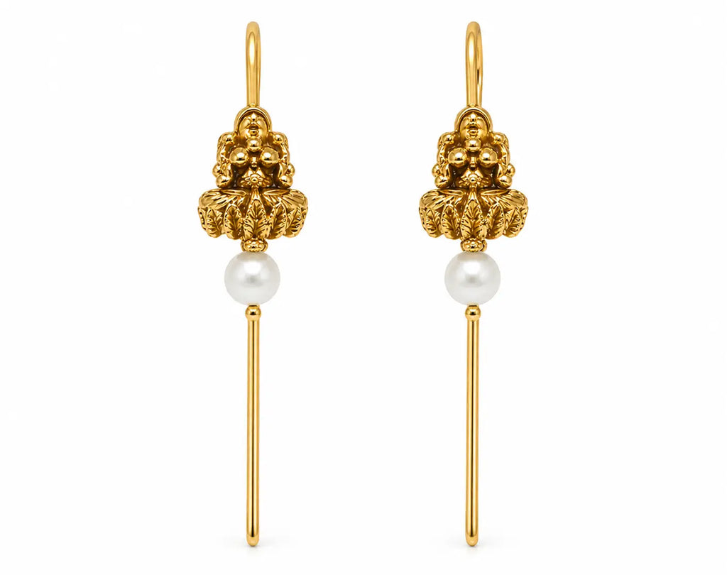 Aurora Devi Pearl Earrings