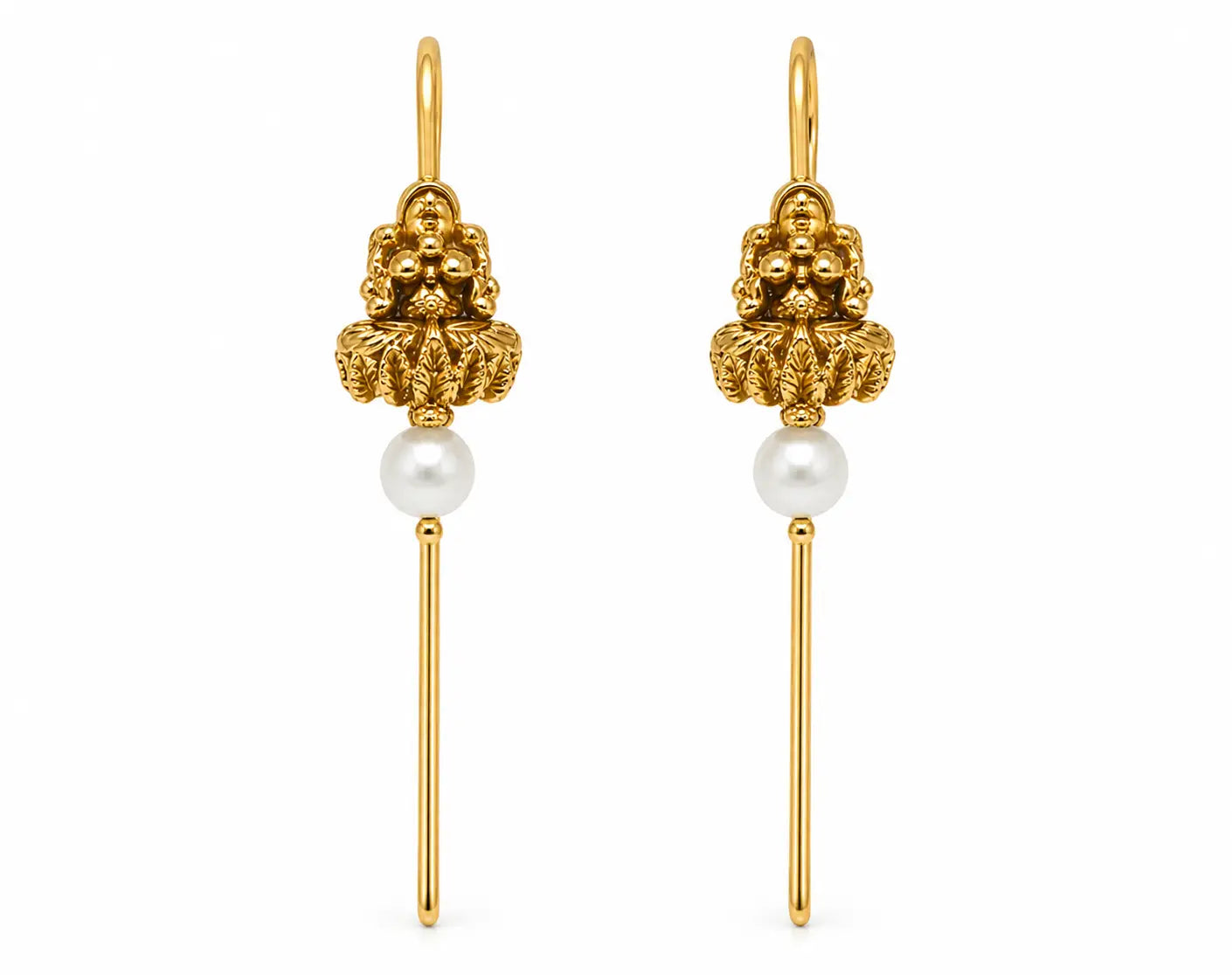 Aurora Devi Pearl Earrings