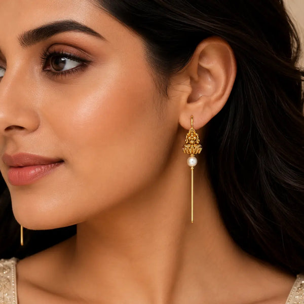 Aurora Devi Pearl Earrings