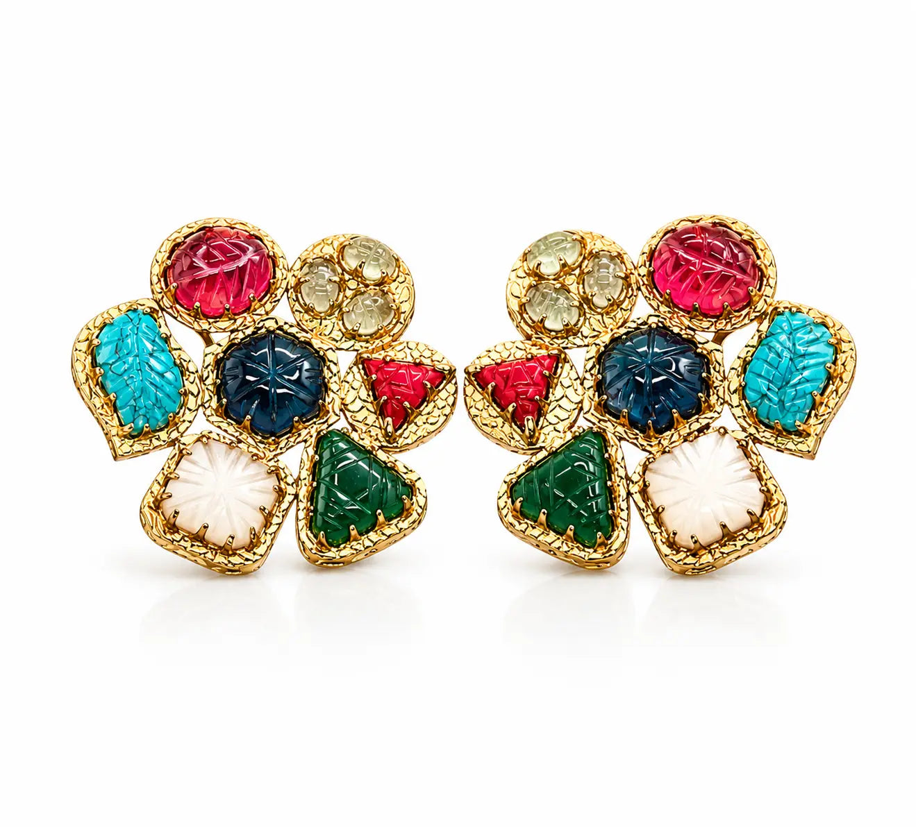 Aurora Multi colour Statement Earrings