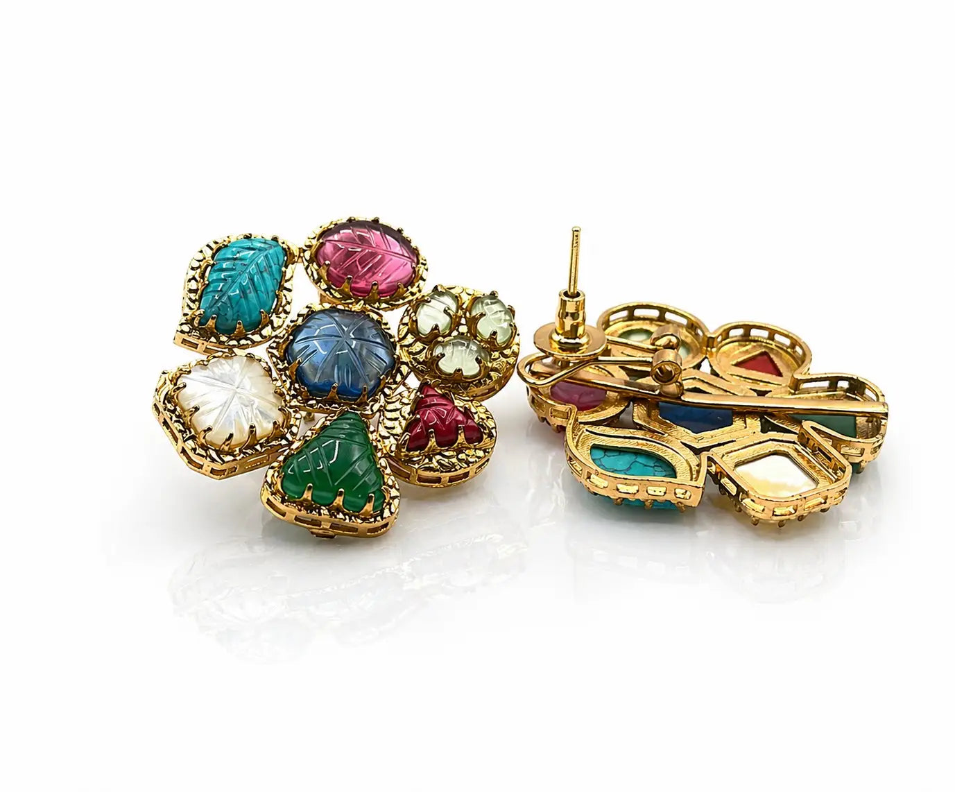 Aurora Multi colour Statement Earrings