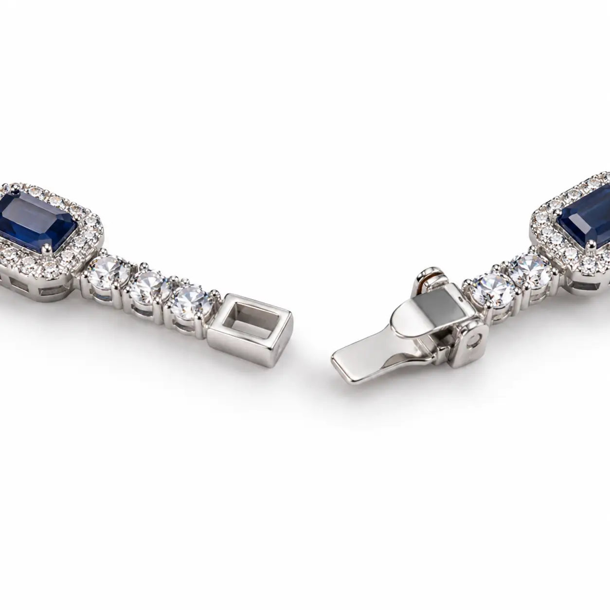 Blue Sapphire Tennis Bracelet