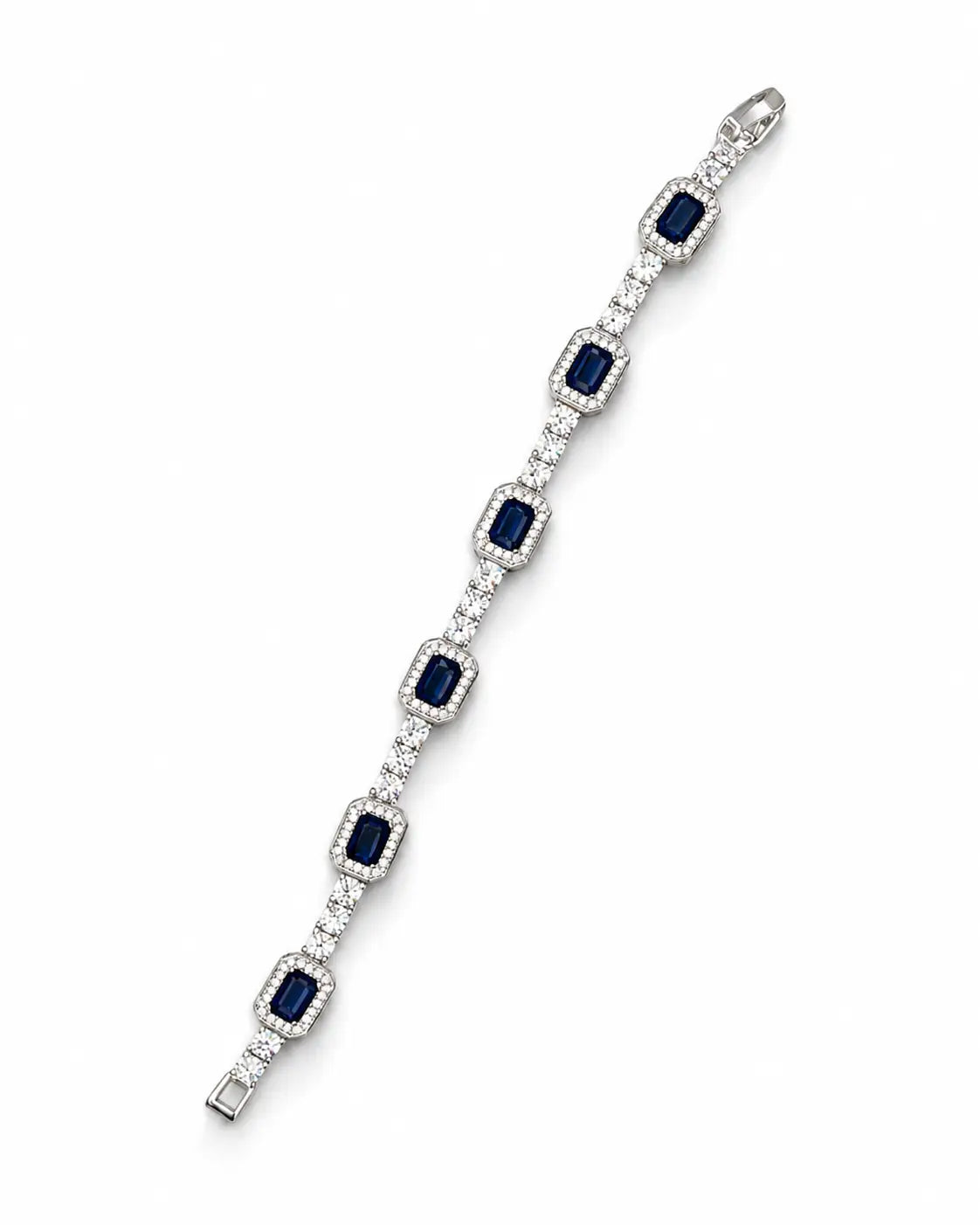 Blue Sapphire Tennis Bracelet