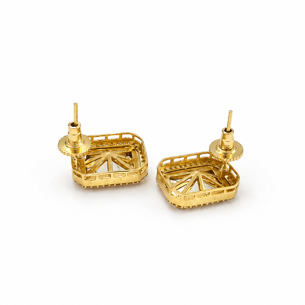 Champagne Stud Earrings