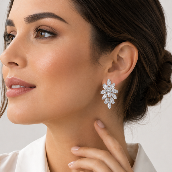Crystal Bloom Earrings