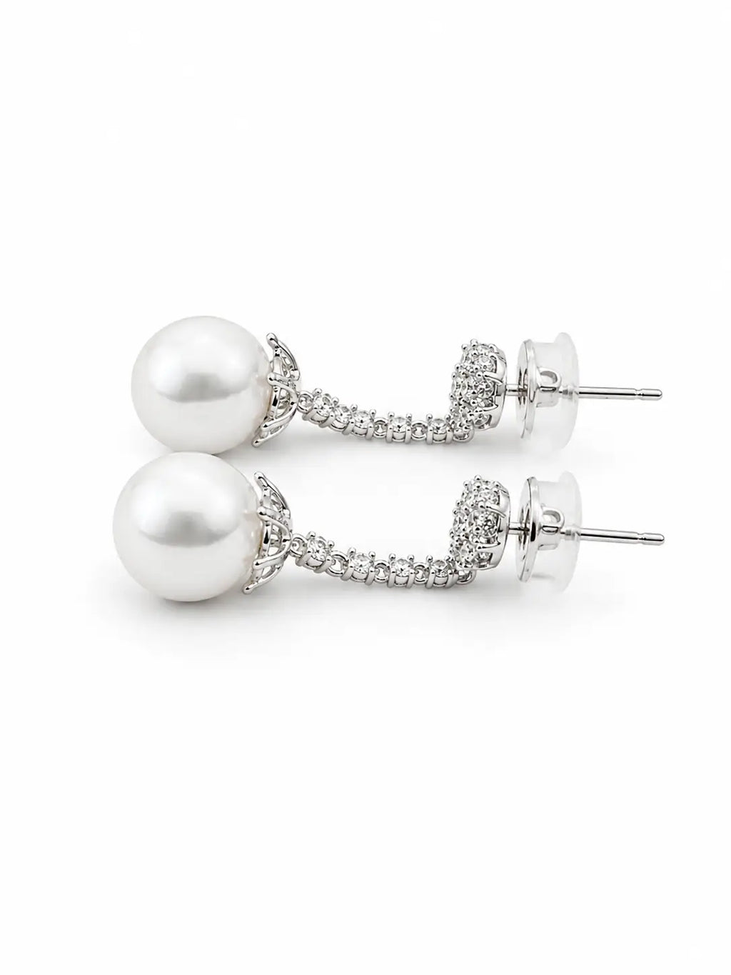 Perle Diamond Drop Earrings