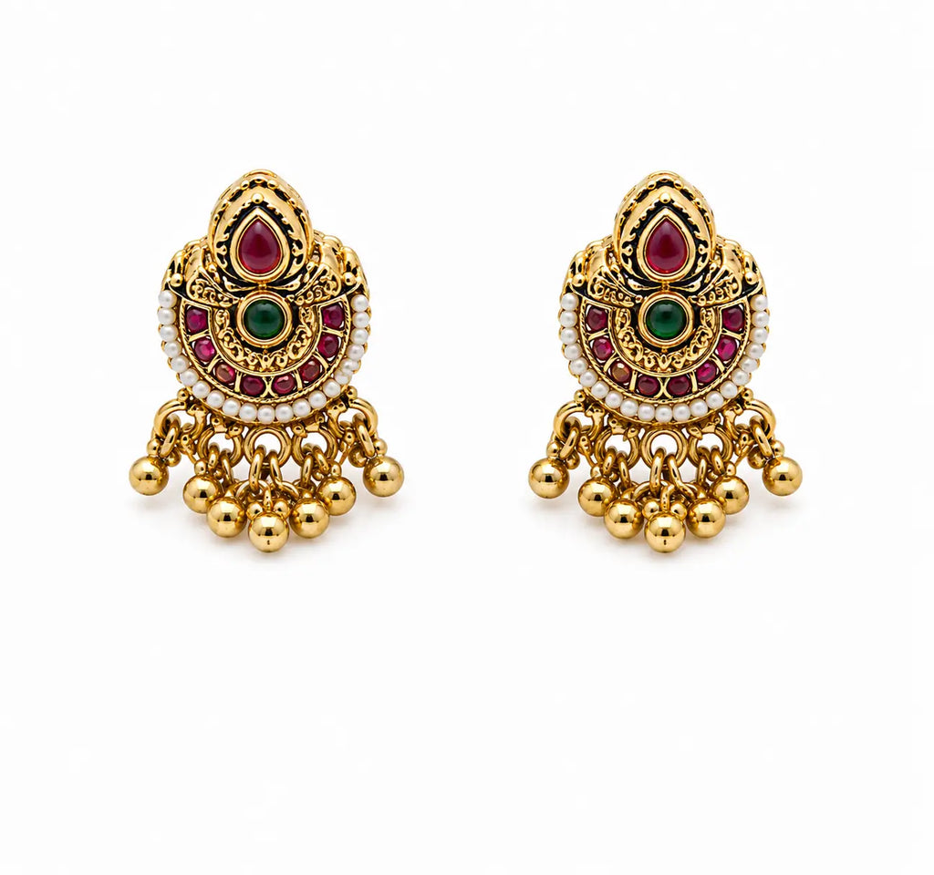 Rivaan Ruby Medallion Set