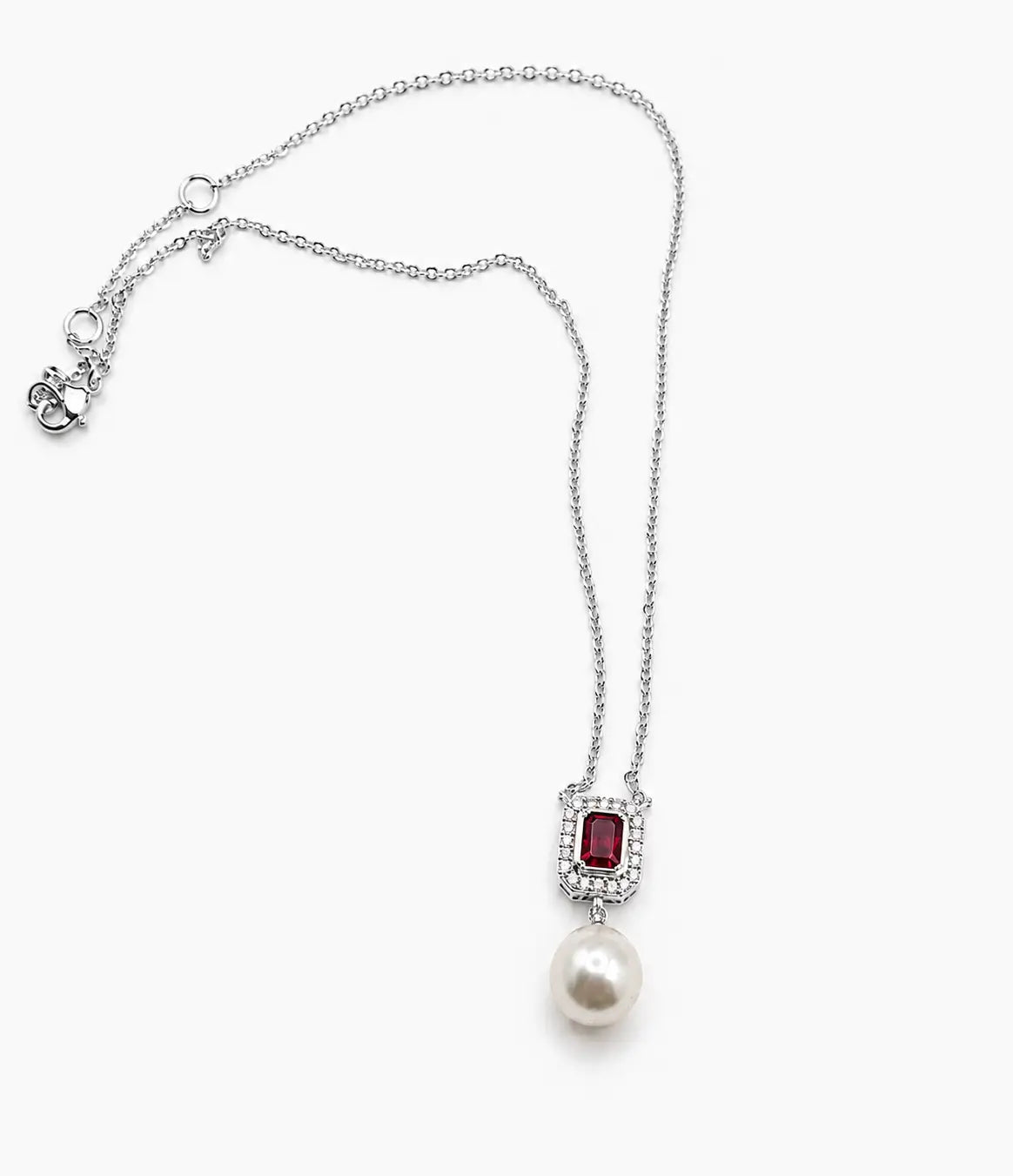 Rose Elise Pearl Drop Pendant
