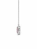 Rose Lumiere Halo Pendant Necklace