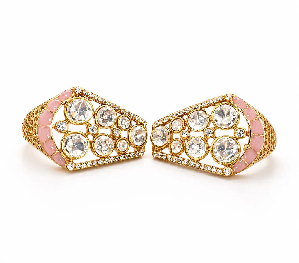 Rose Royale Mosaic Stud Earrings