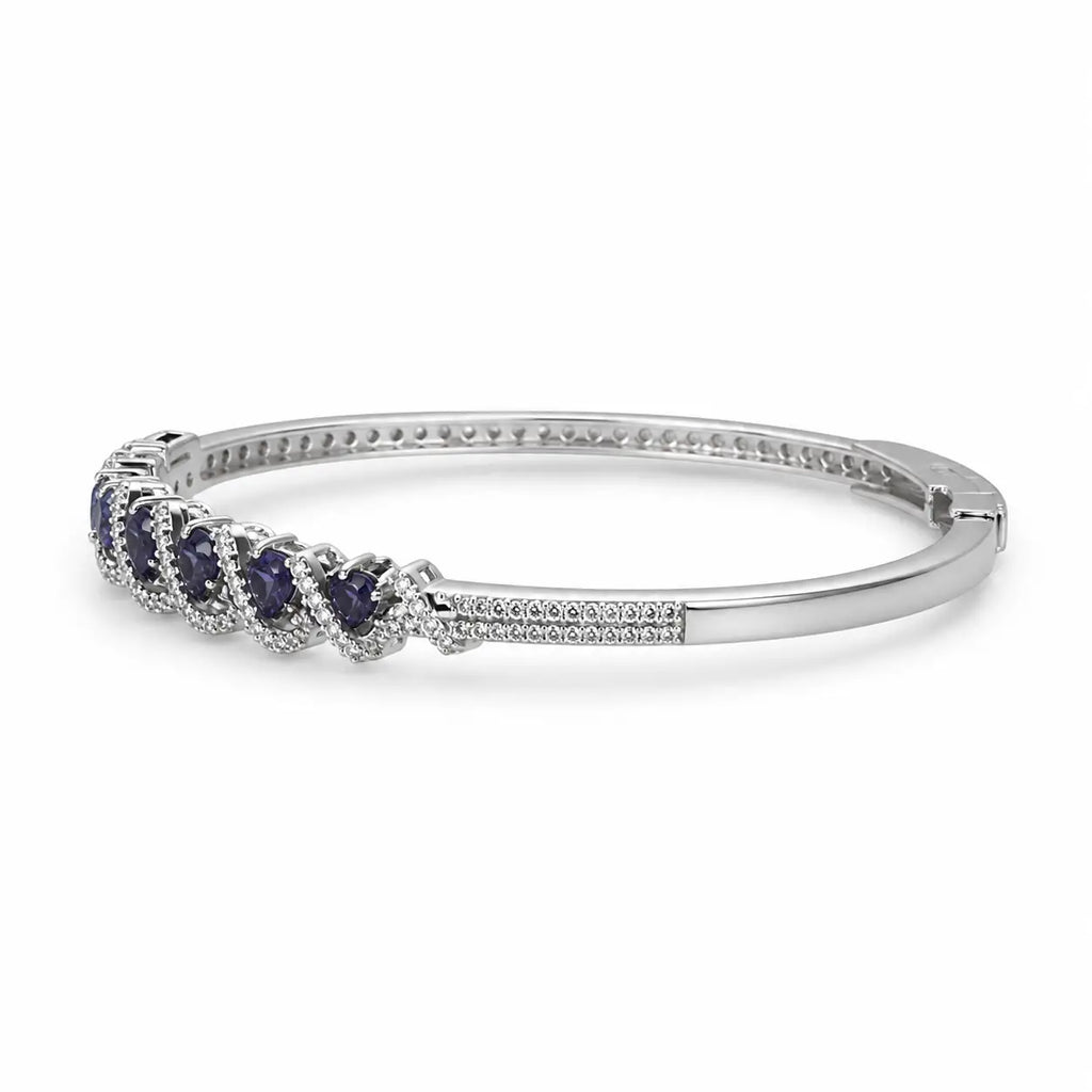 Sapphire and Diamond Accented Bracelet