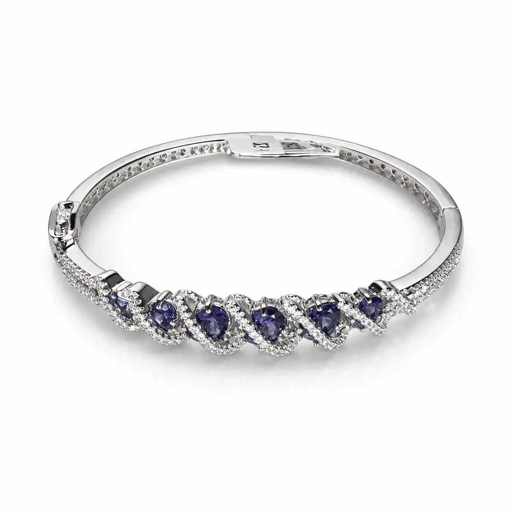 Sapphire and Diamond Accented Bracelet