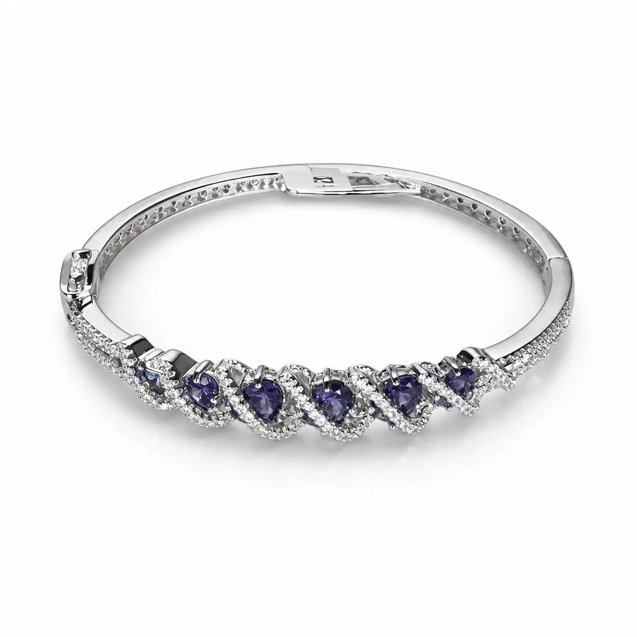 Sapphire and Diamond Accented Bracelet