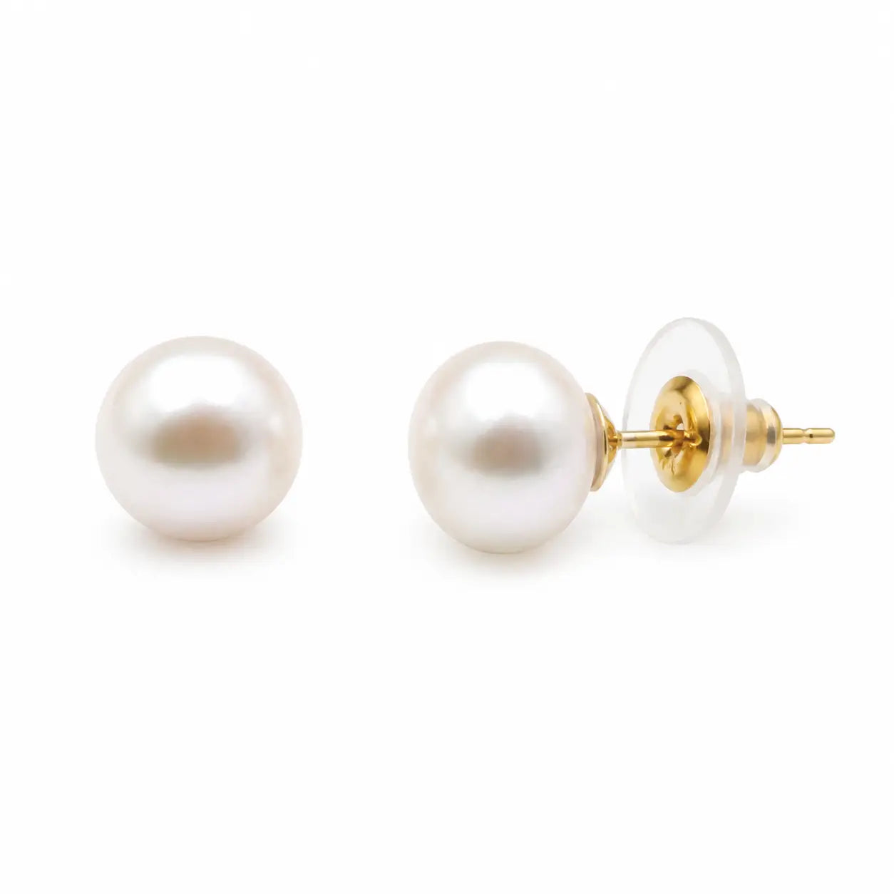 Serena Cascade Pearl Necklace Set (White pearl distant necklace)