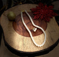 Classic Pearl Beaded Necklace & Earrings Set